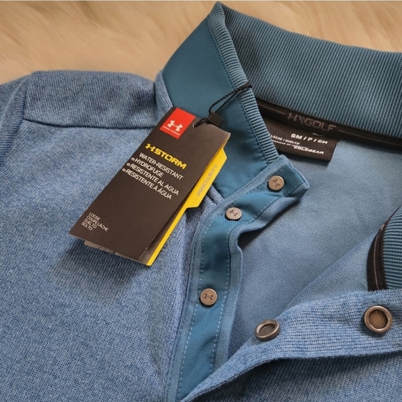 Mens Under Armour Storm Sweater Fleece Snap Mock (size Small) - Picture 10 of 12